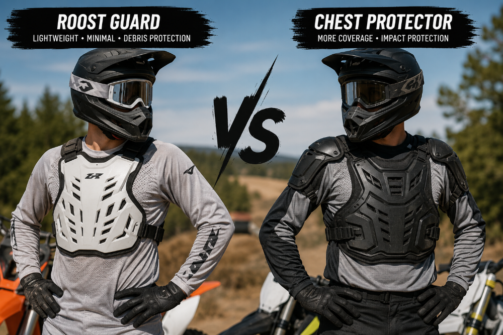 Chest Protectors vs Roost Guards Explained