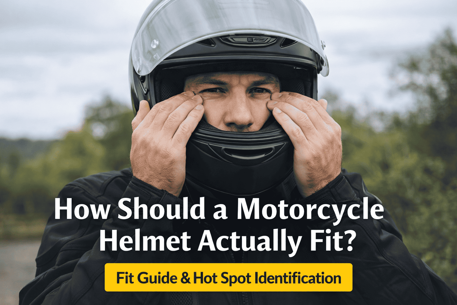 How Should a Motorcycle Helmet Actually Fit?