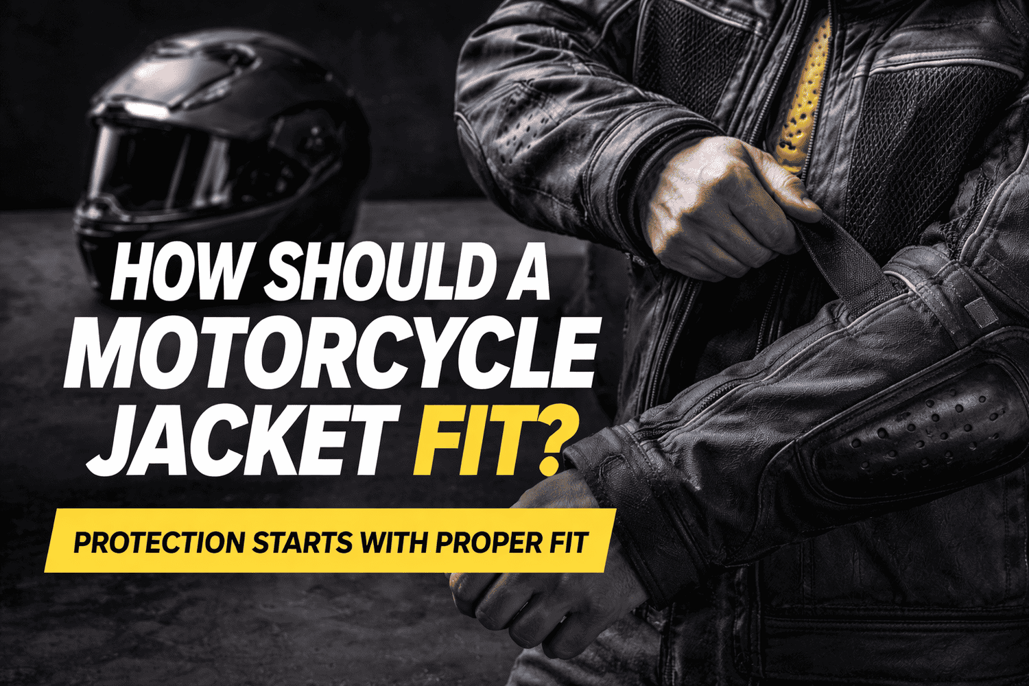 How Should a Motorcycle Jacket Fit? Protection Starts With Proper Fit