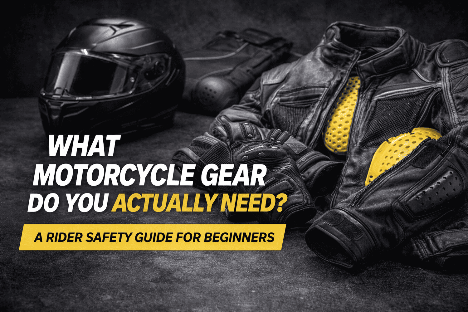 What Motorcycle Gear Do You Actually Need? A Beginner Rider’s Guide