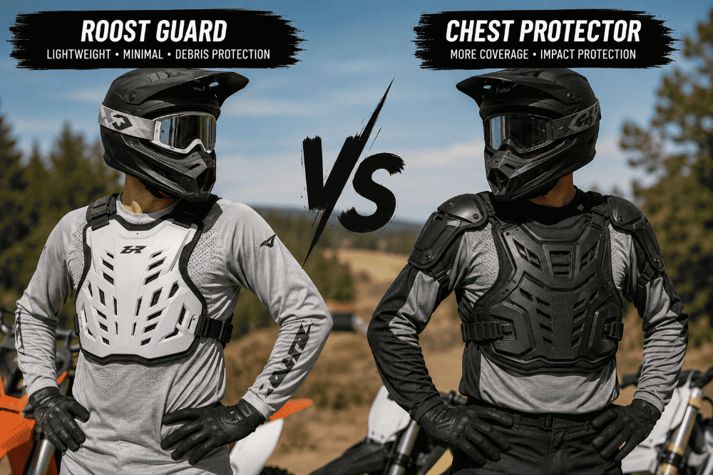 Chest Protectors vs Roost Guards Explained