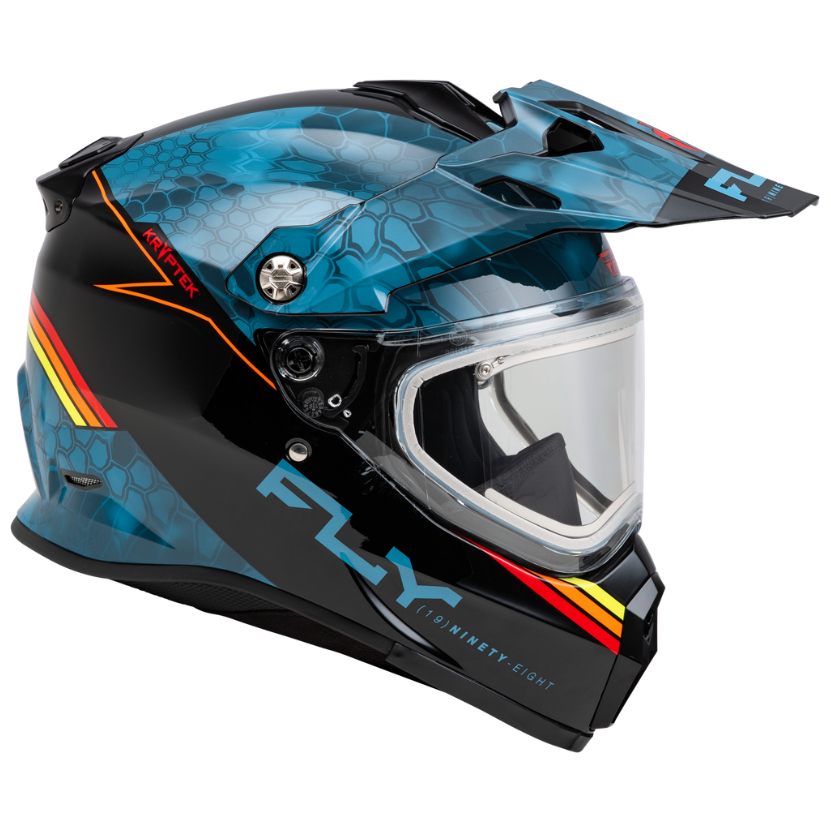 Fly Racing Trekker Cold Weather Conceal Helmet Electric Shield