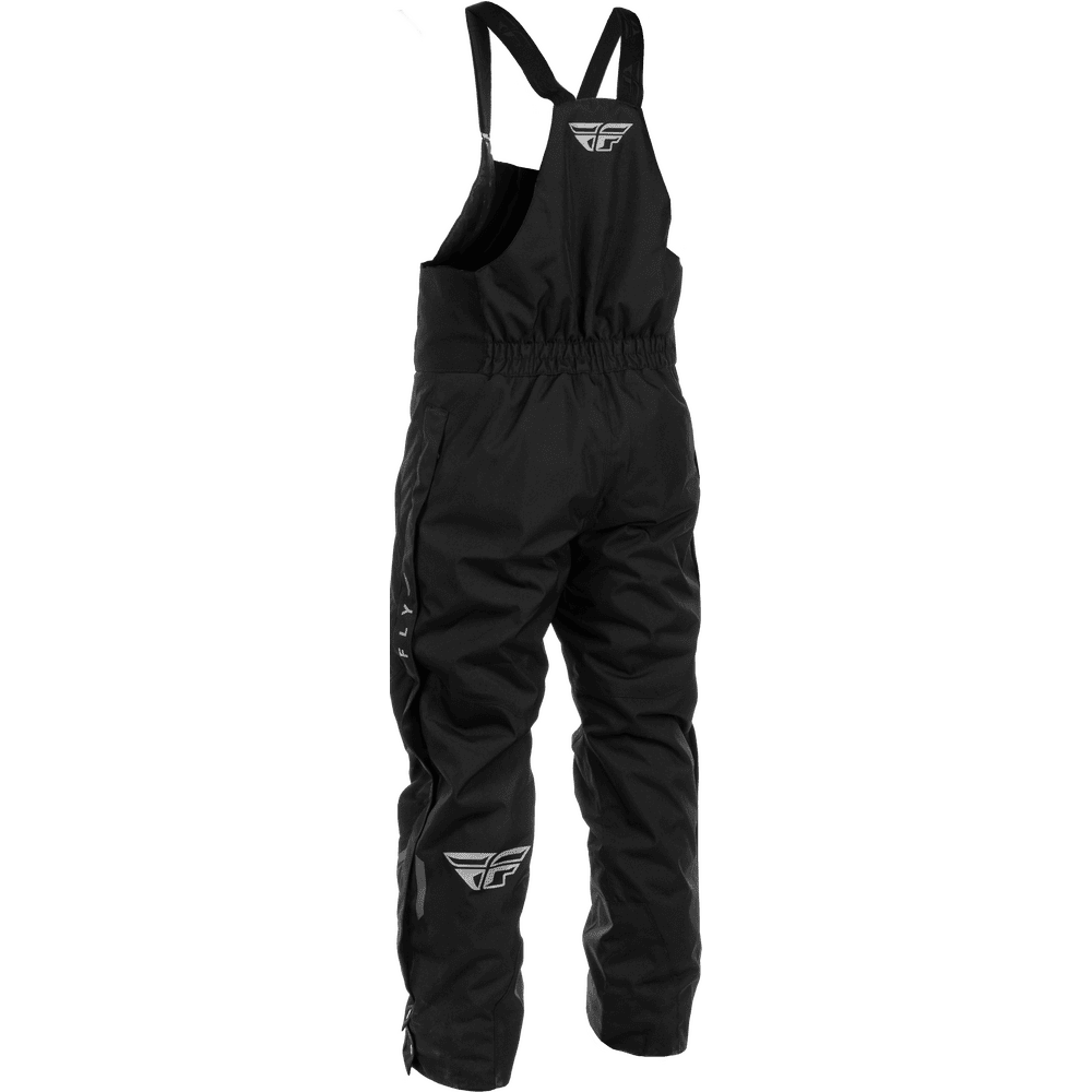FLY Racing Outpost Float Bib black front view
