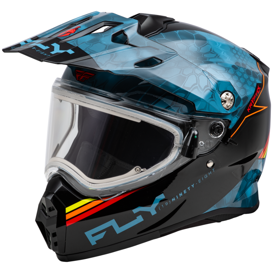Fly Racing Trekker Cold Weather Conceal Helmet Electric Shield