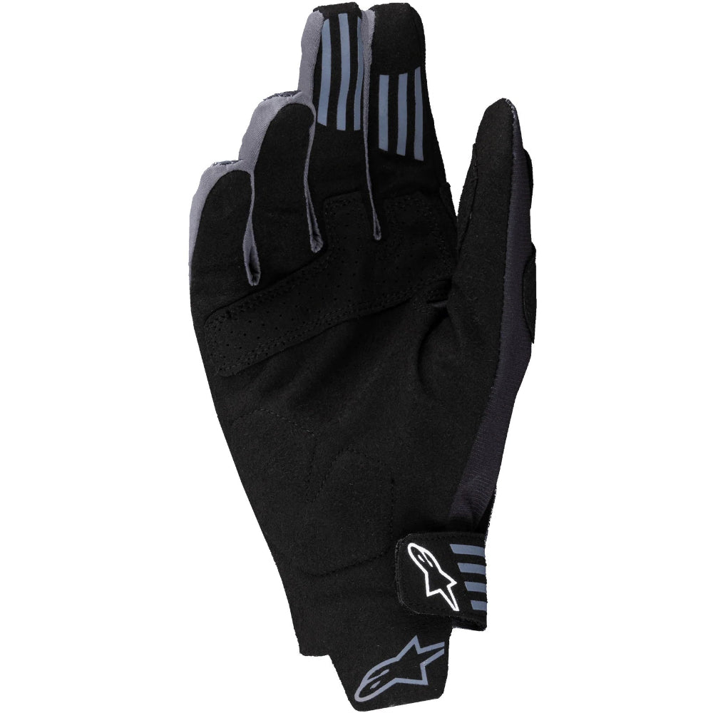 Black glove with gray accents on a white background