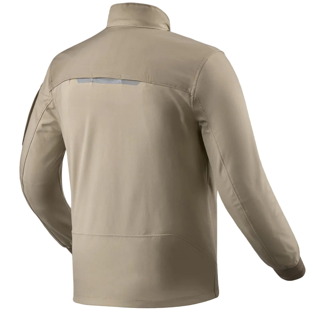Beige jacket on a white background