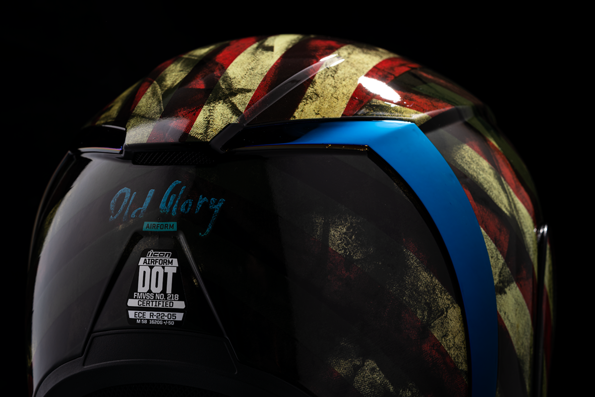 ICON Airform Old Glory Helmet