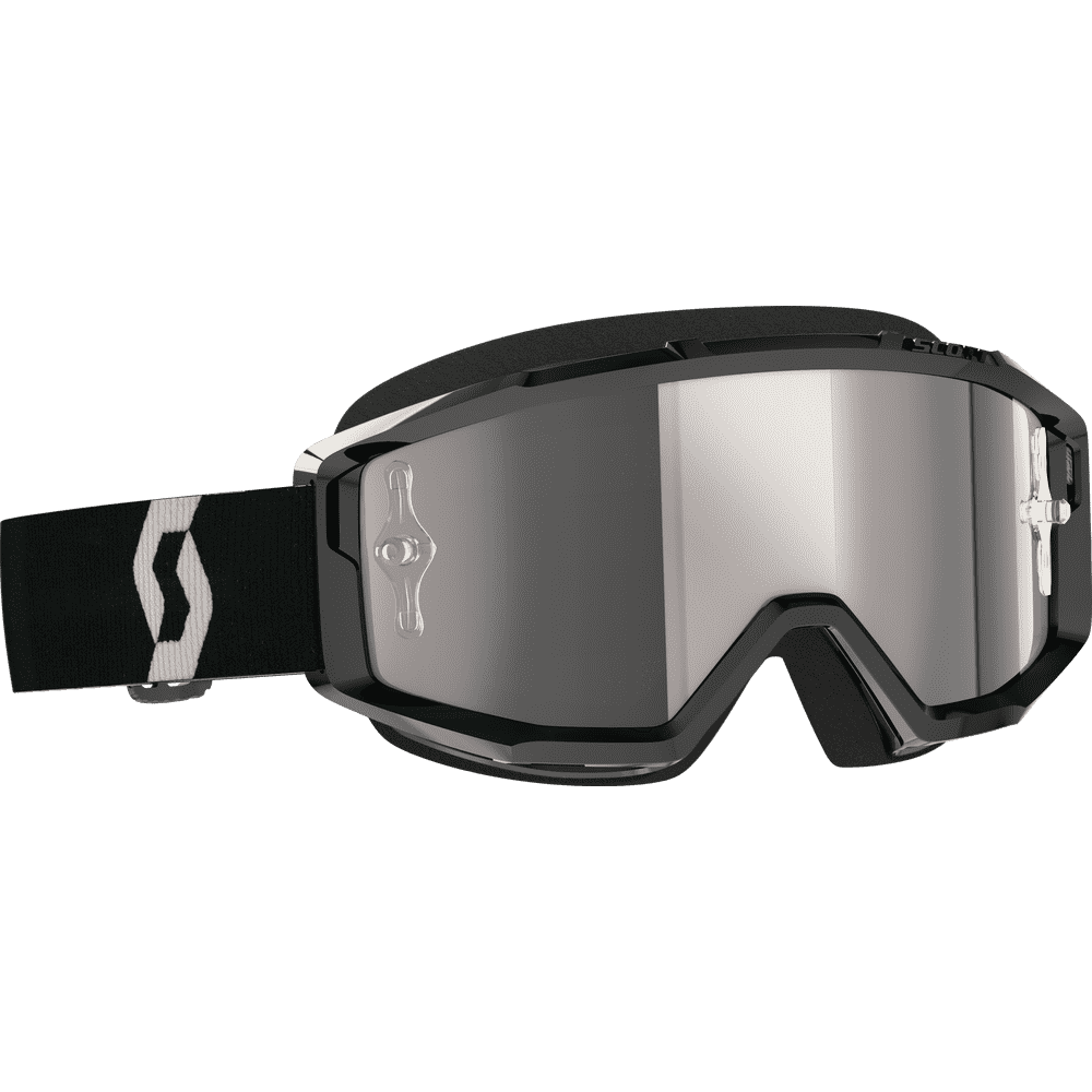 SCOTT PRIMAL GOGGLE BLACK/WHITE SILVER CHROME WORKS