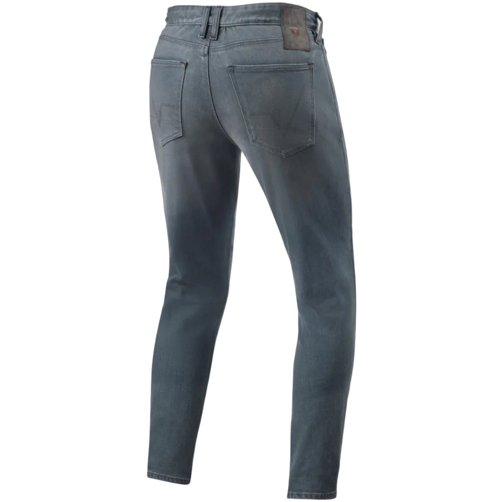 Blue jeans on a white background