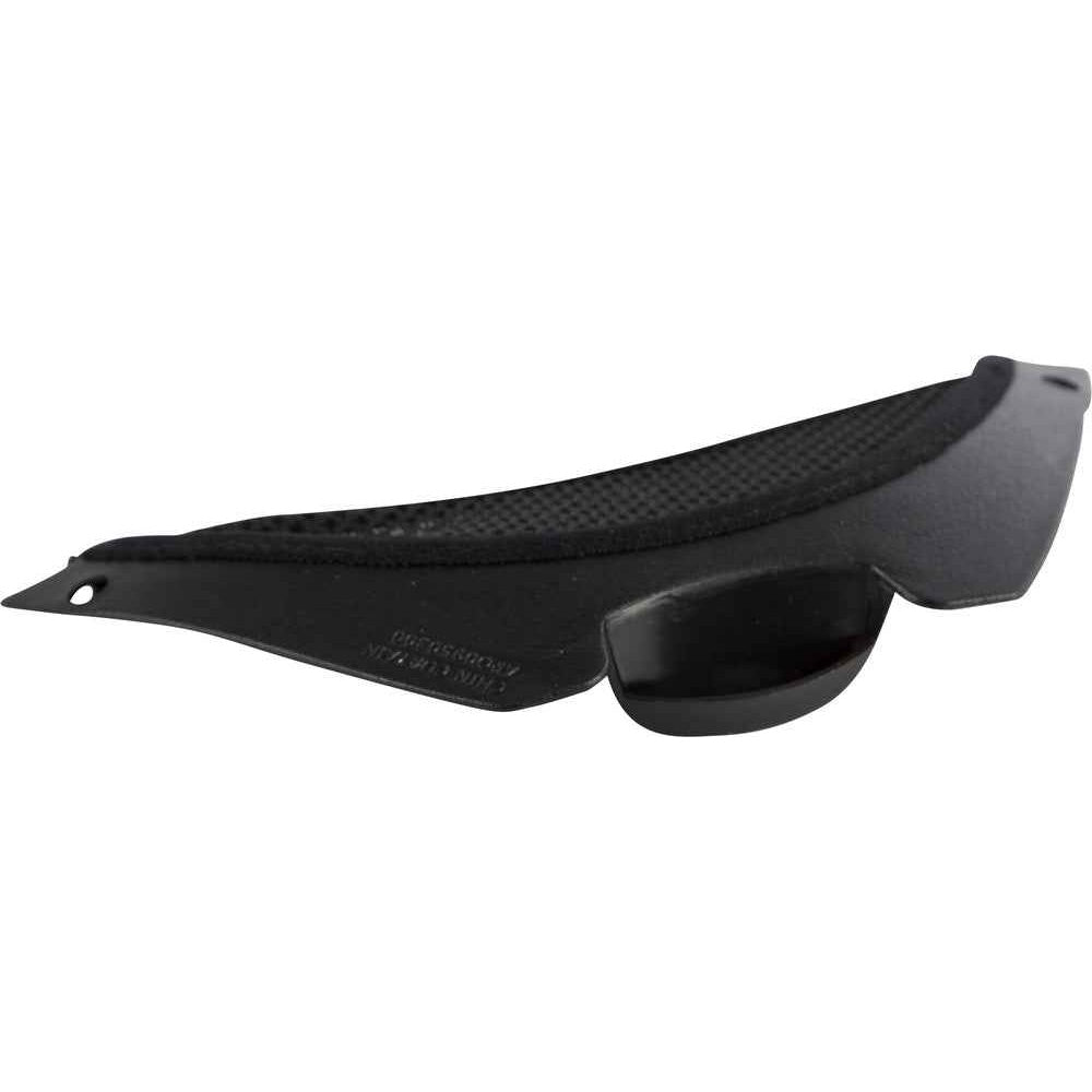 Black motorcycle seat on a white background