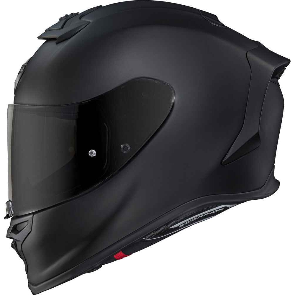 Black motorcycle helmet on a white background