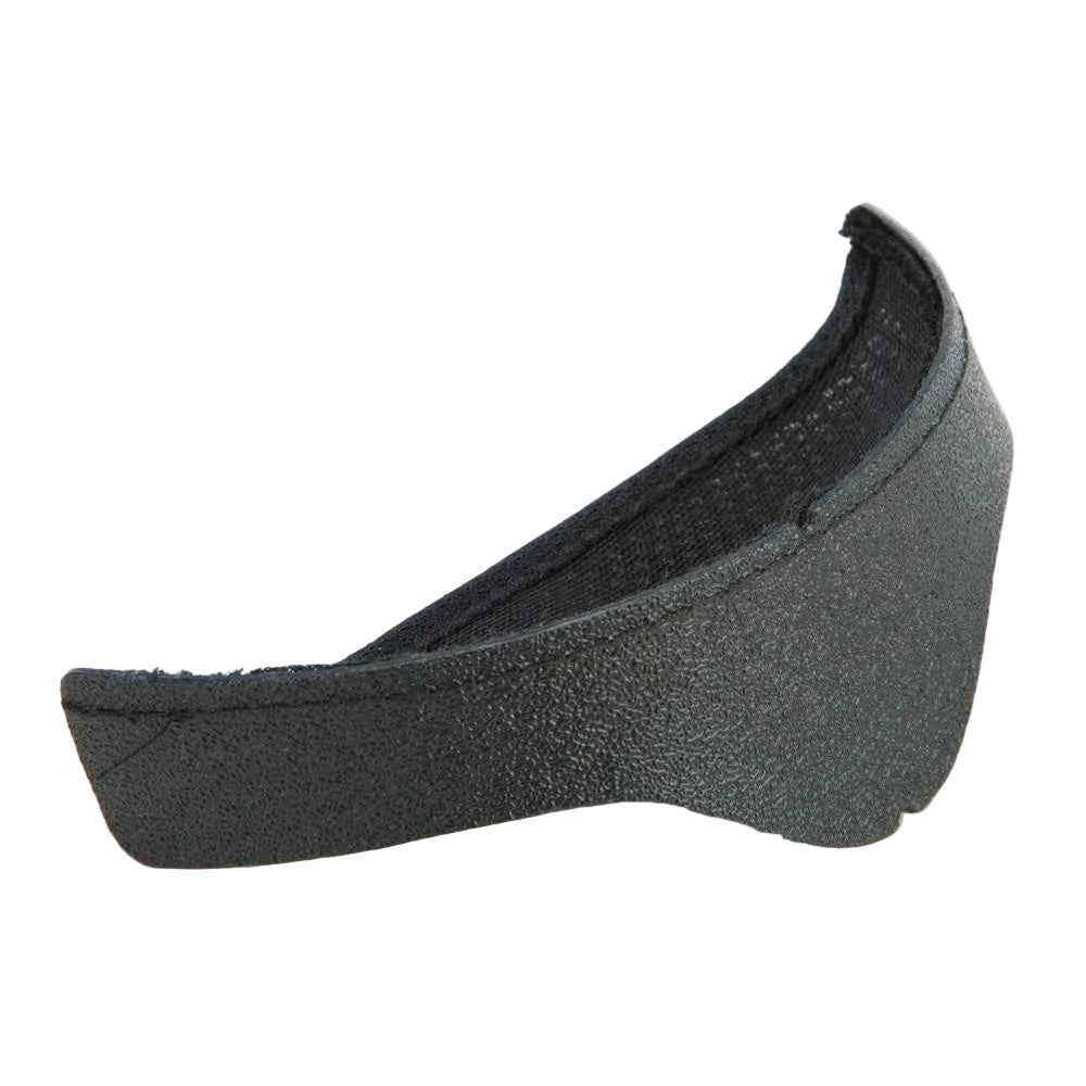 Black headband on a white background