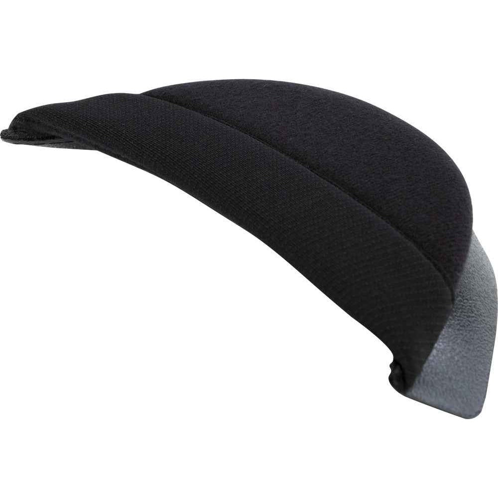 Black chin curtain on a white background