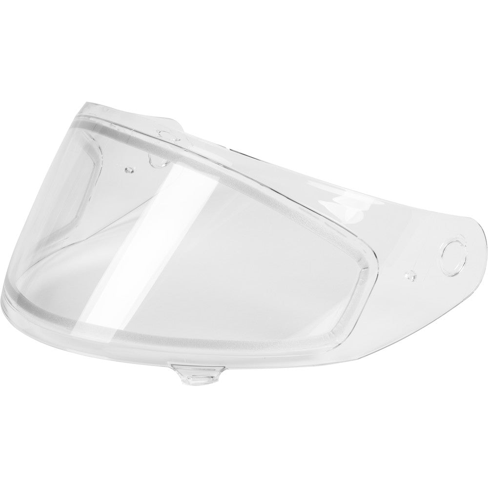 Clear visor on a white background