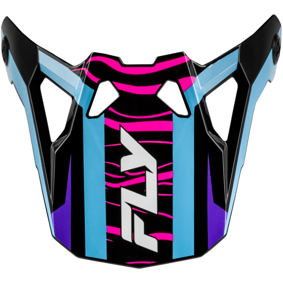 Fly Racing Formula Cp Charge Visor Black/Purple/Pink/Blue Xl-2X