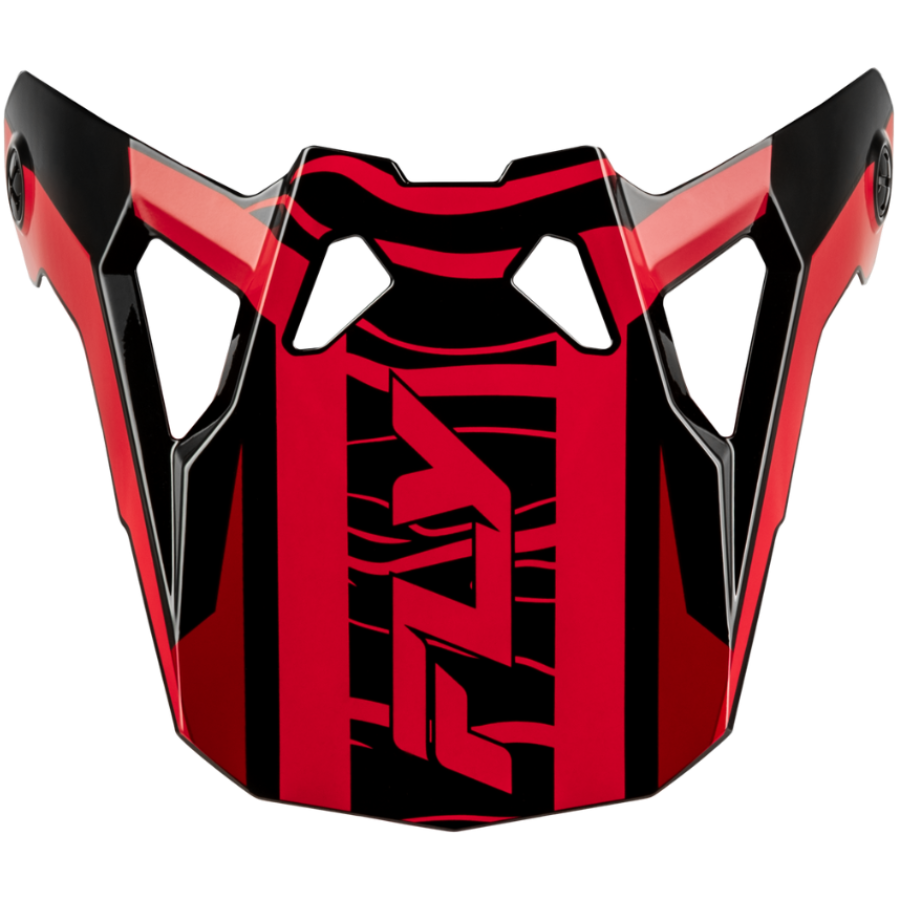 Fly Racing Formula Cp Charge Visor Black/Red Xl-2X