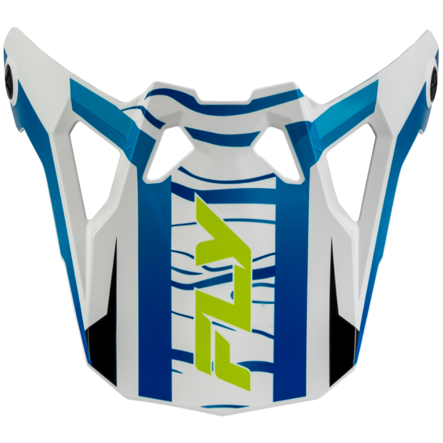 Fly Racing Formula Cp Charge Visor White/Blue/Black Xl-2X