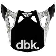 Fly Racing Formula Cp Dbk Visor Black/White/Grey