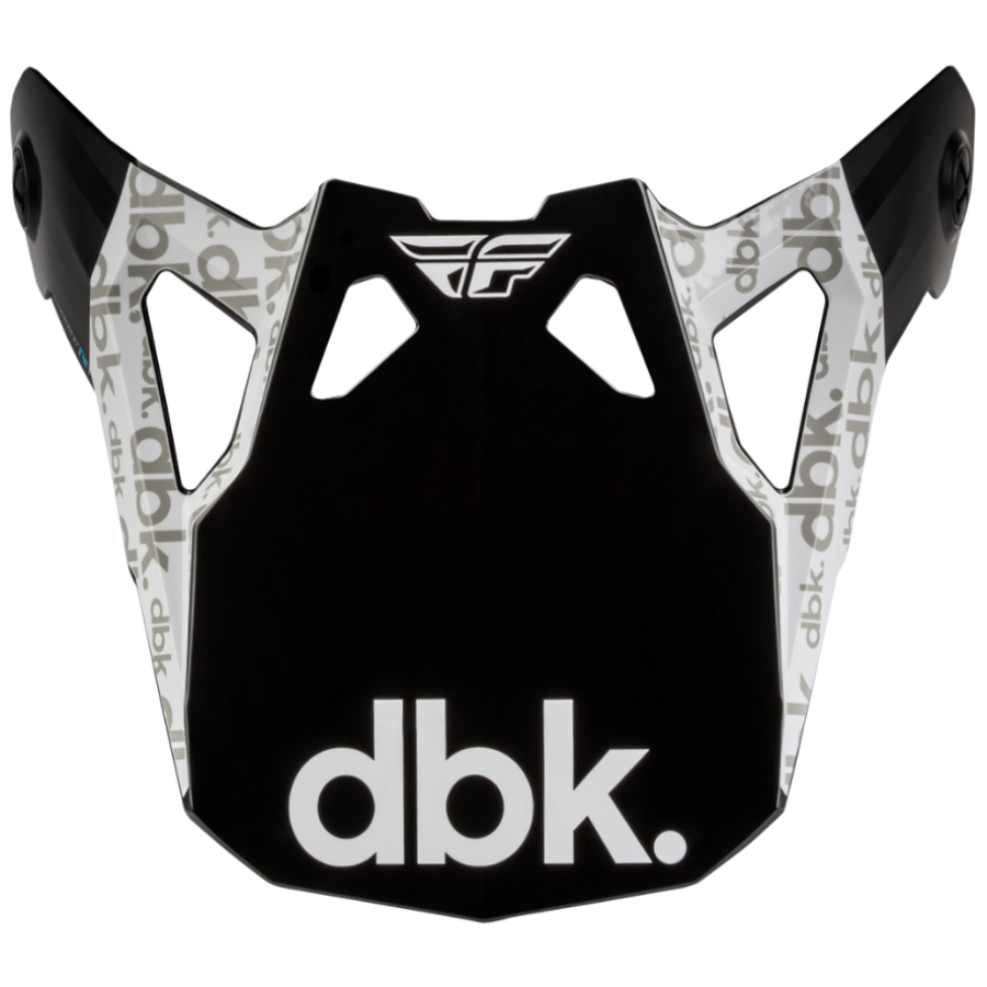 Fly Racing Formula Cp Dbk Visor Black/White/Grey