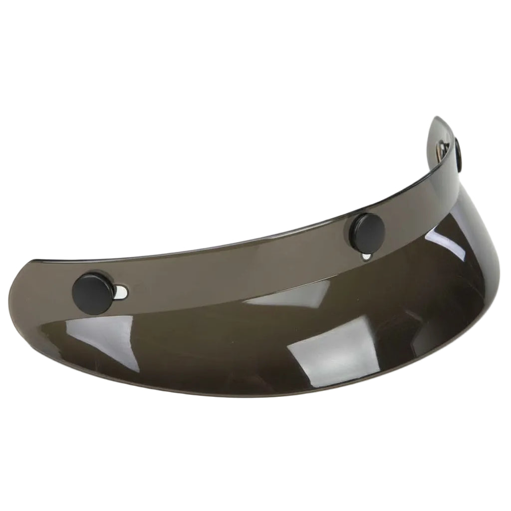 Black visor on a white background