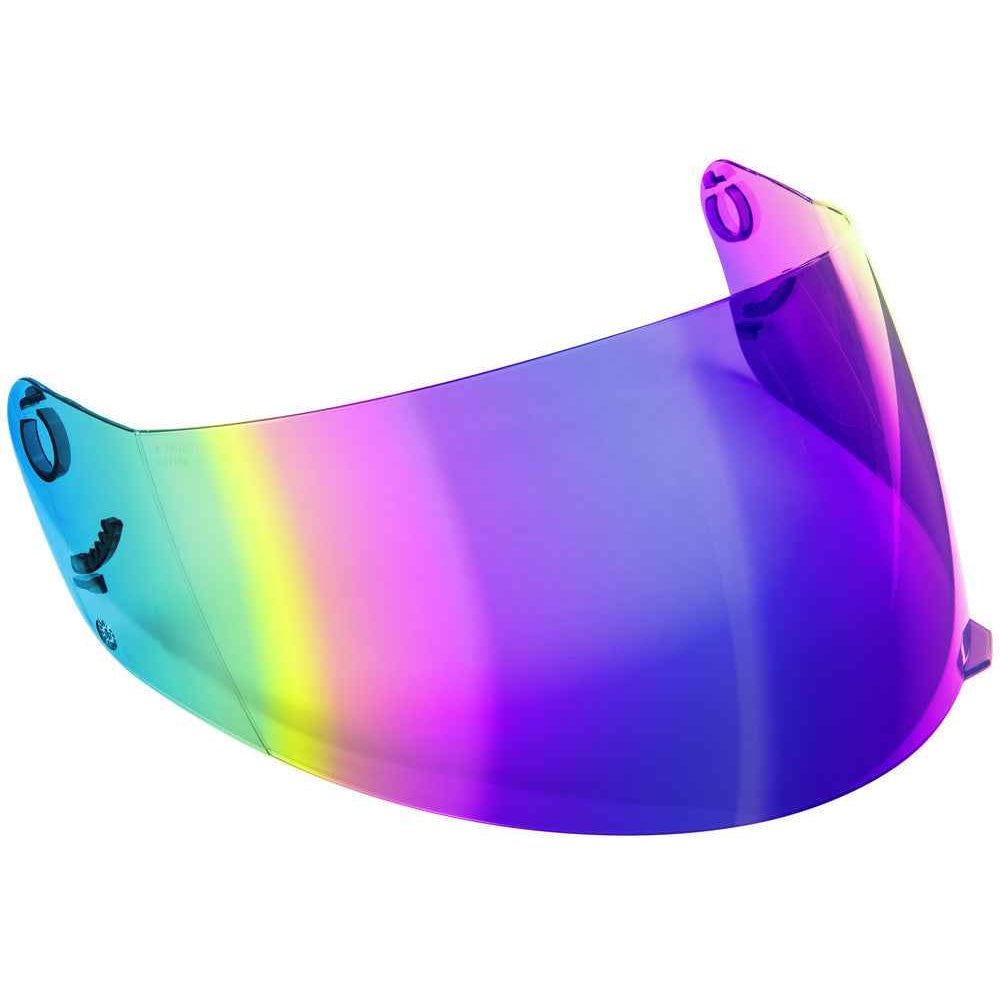 Multicolored visor on a white background