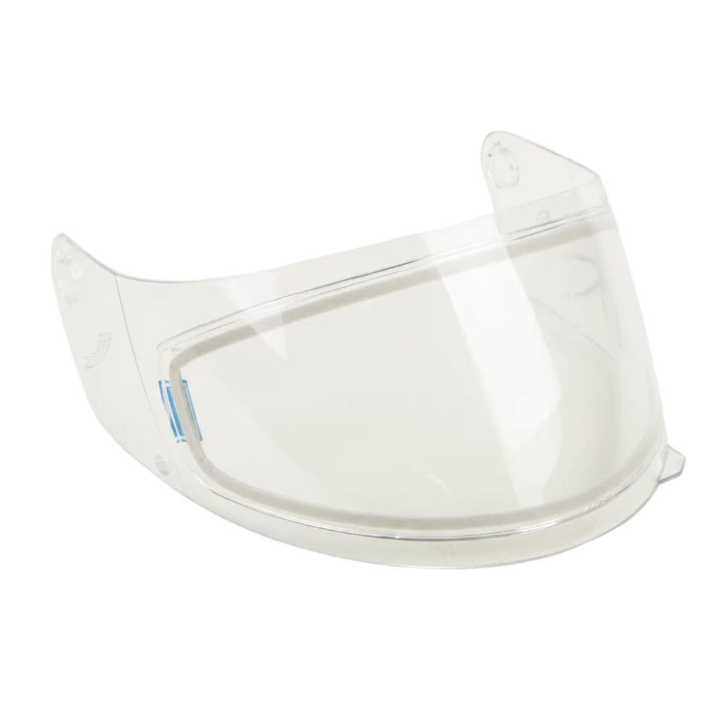 Clear plastic visor on a white background