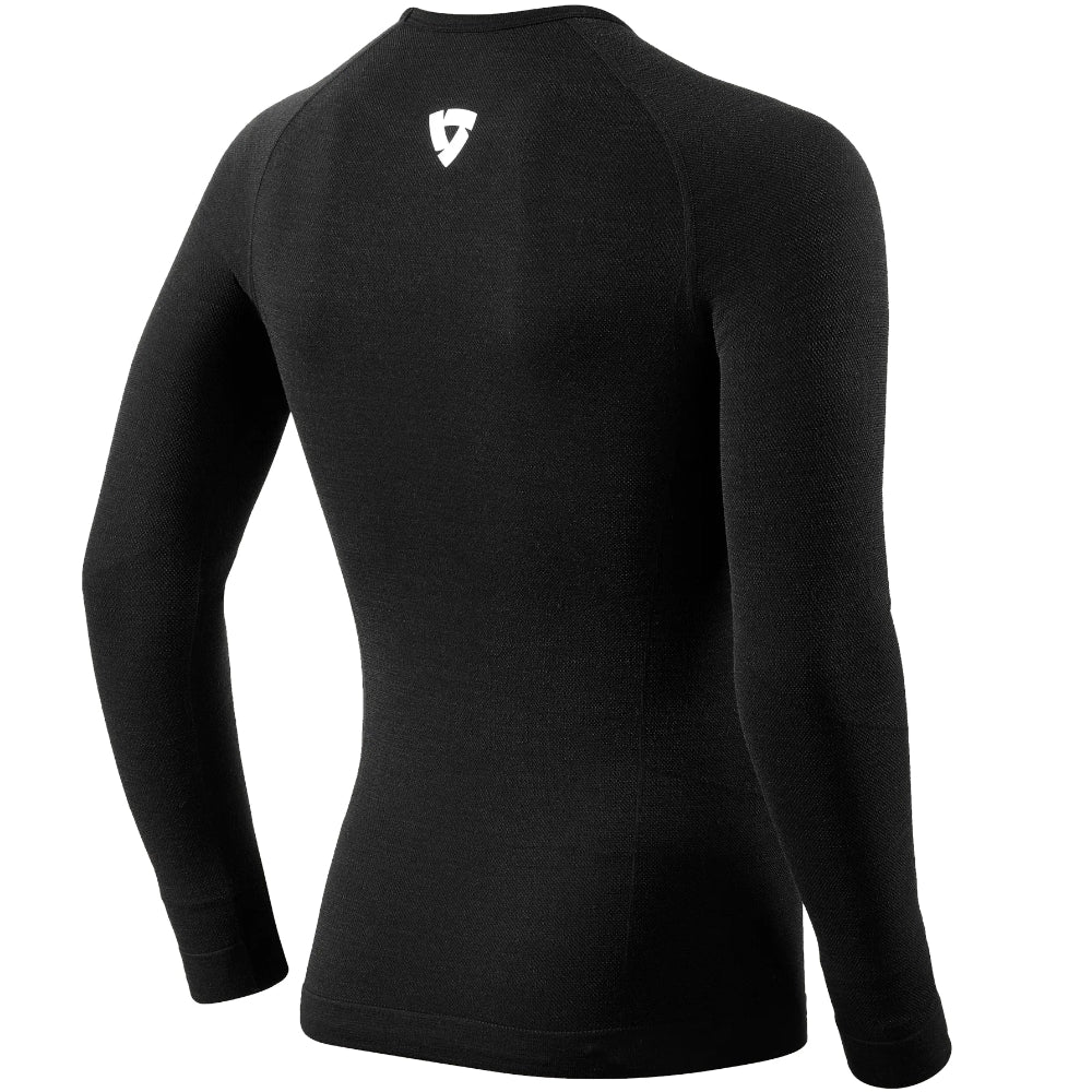 REV'IT! Heliox Shirt black rear three-quarter view