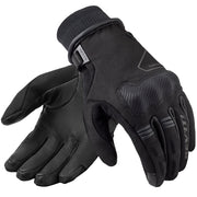 Black Short-cuffed, female-specific, fleece-lined, waterproof gloves