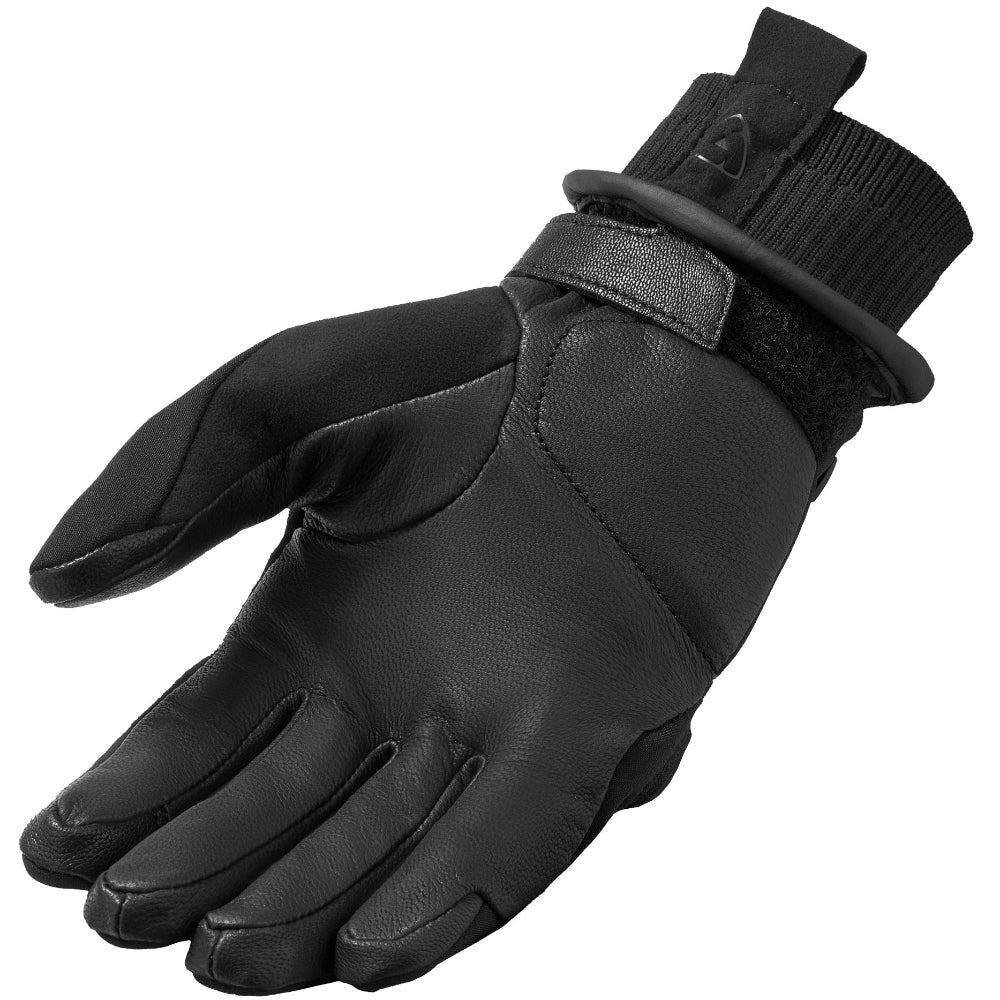 Black Short-cuffed, female-specific, fleece-lined, waterproof gloves