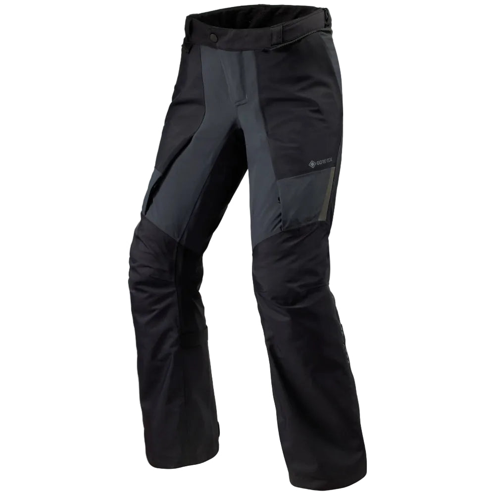 Black and gray pants on a white background