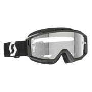 SCOTT Split OTG Goggle - Black/White with Clear Lens