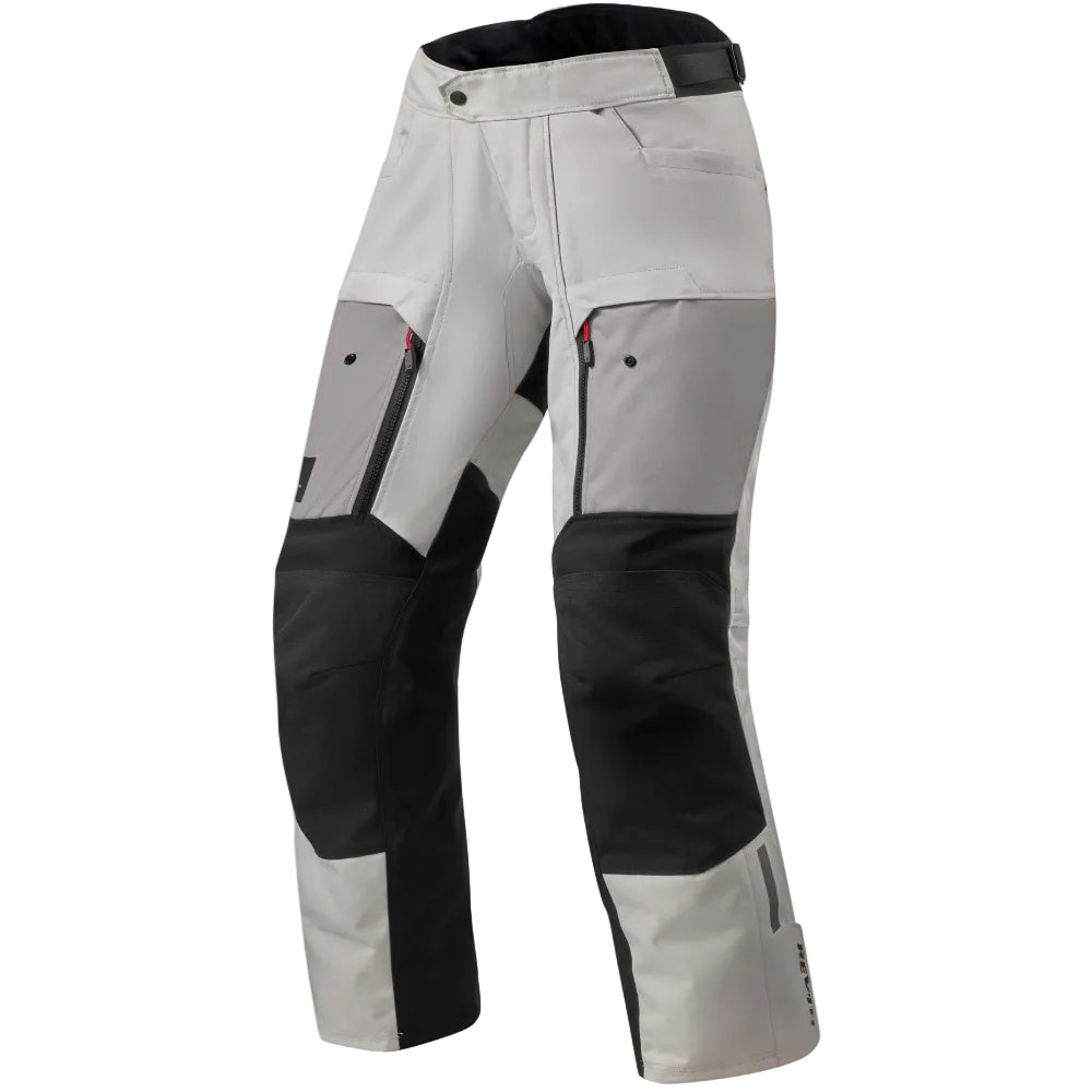Gray and black pants on a white background