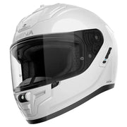 A white full-face motorcycle helmet with a clear visor, featuring the BENA brand name on the side, shown against a light gray background.