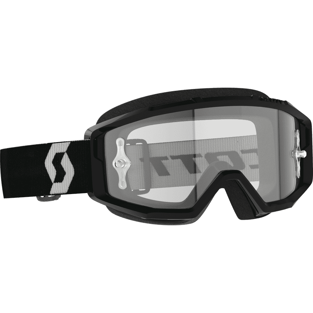 SCOTT PRIMAL GOGGLE BLACK/WHITE CLEAR WORKS