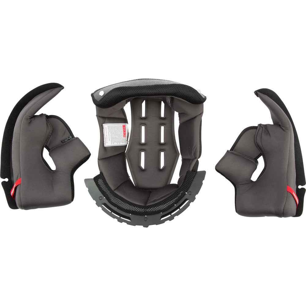 Motorcycle armor pieces including chest and shoulder guards on a white background