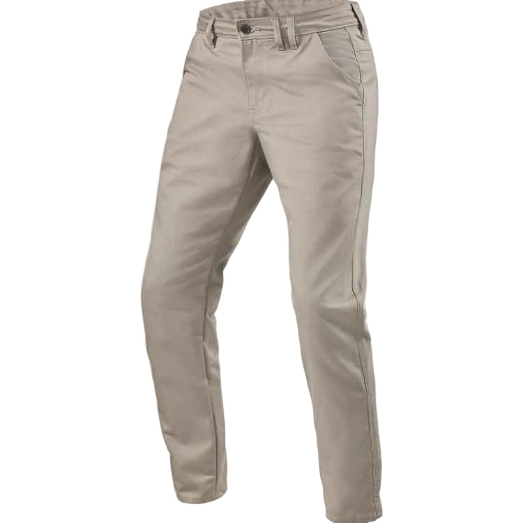 Beige pants on a white background