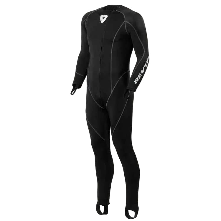 Black undersuit with 'Rev'it!' branding on a white background