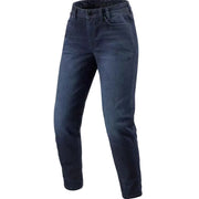 Blue jeans on a white background