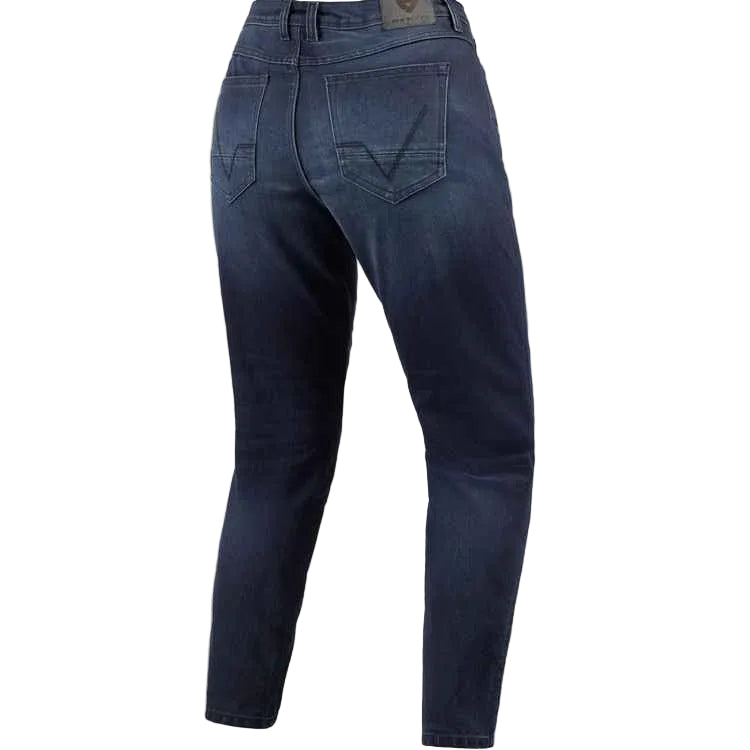 Blue jeans on a white background