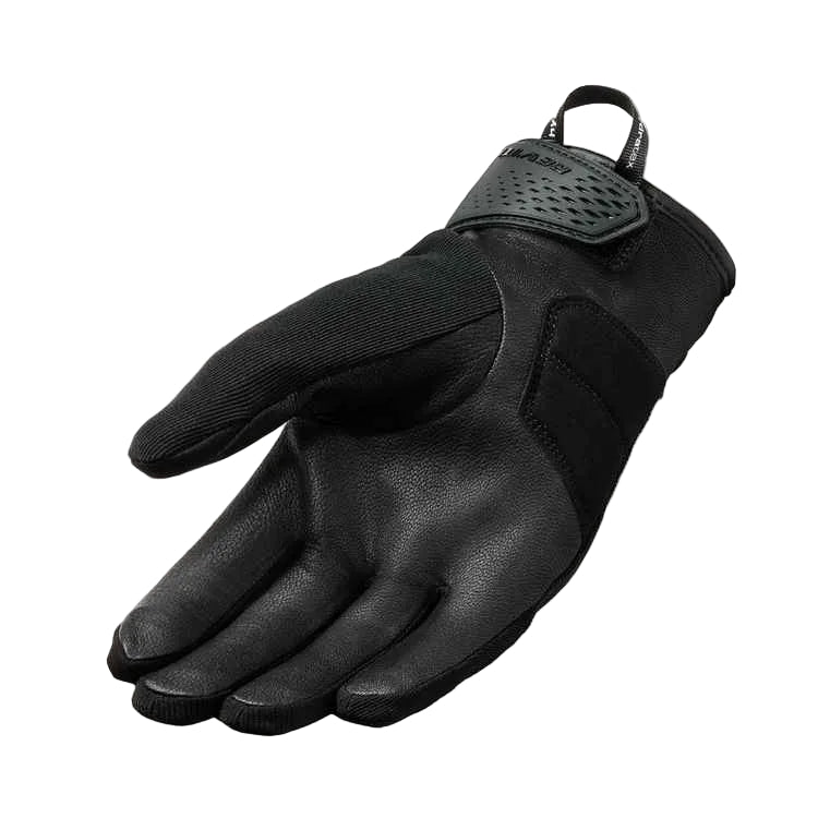 Black glove on a white background