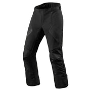 Black pants on a light gray background