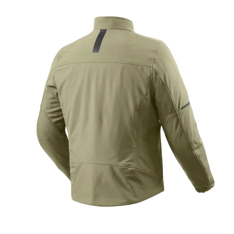 Green jacket on a white background