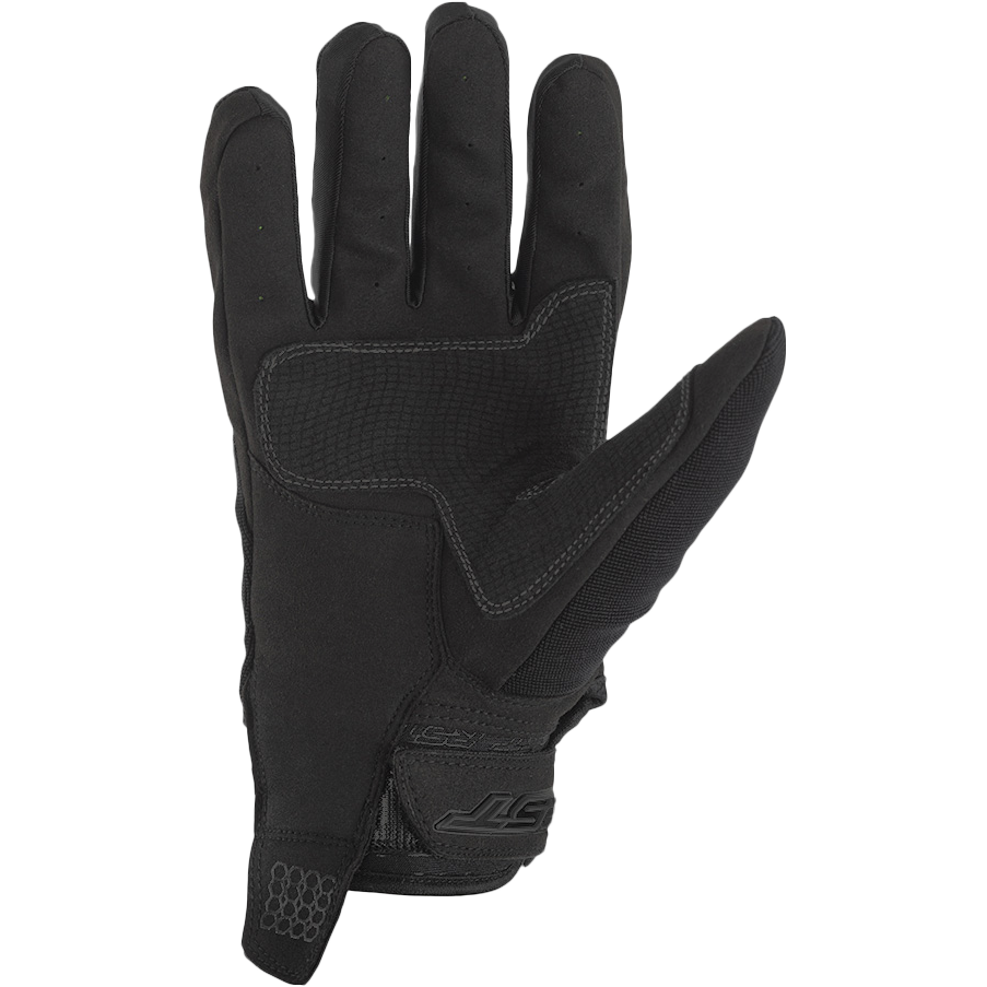 Black glove on a white background