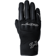 Black glove with brand logo on a white background
