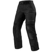 Black tactical pants on a white background