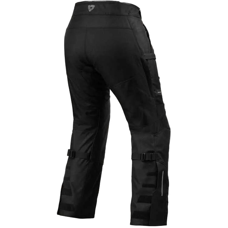 Black tactical pants on a white background