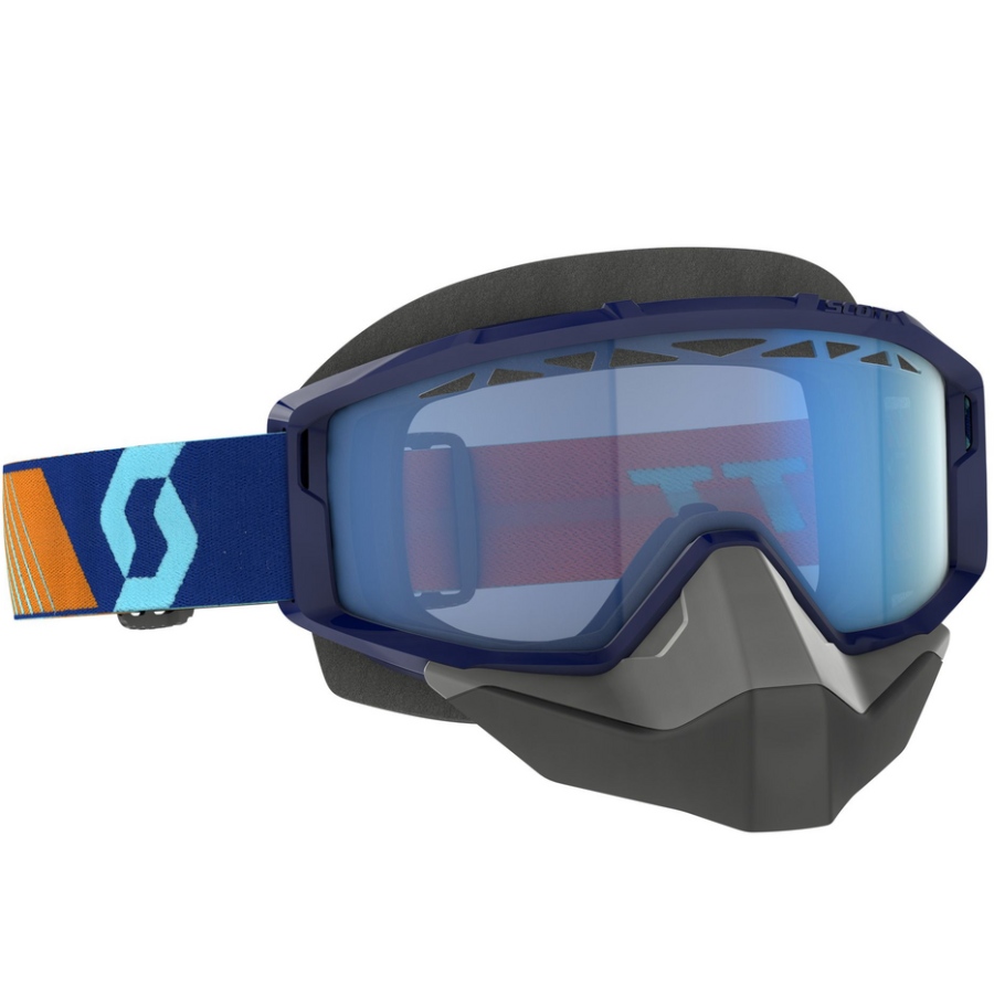 Scott Primal Snow Cross Royal Blue/Orange Blue Tint