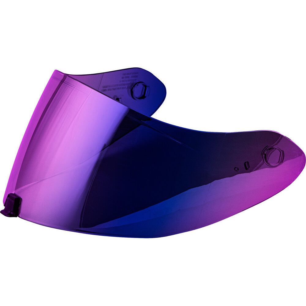 Ruby motorcycle visor on a white background