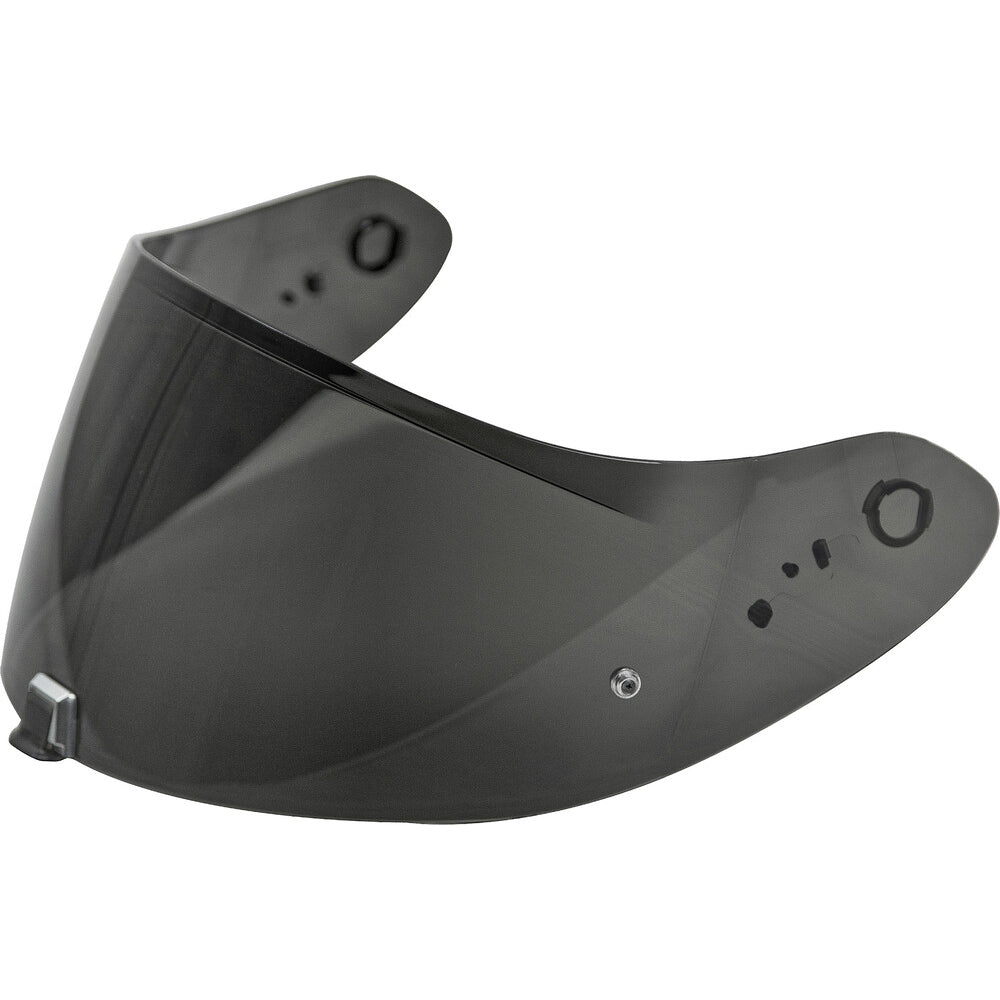 Dark Smoke motorcycle visor on a white background