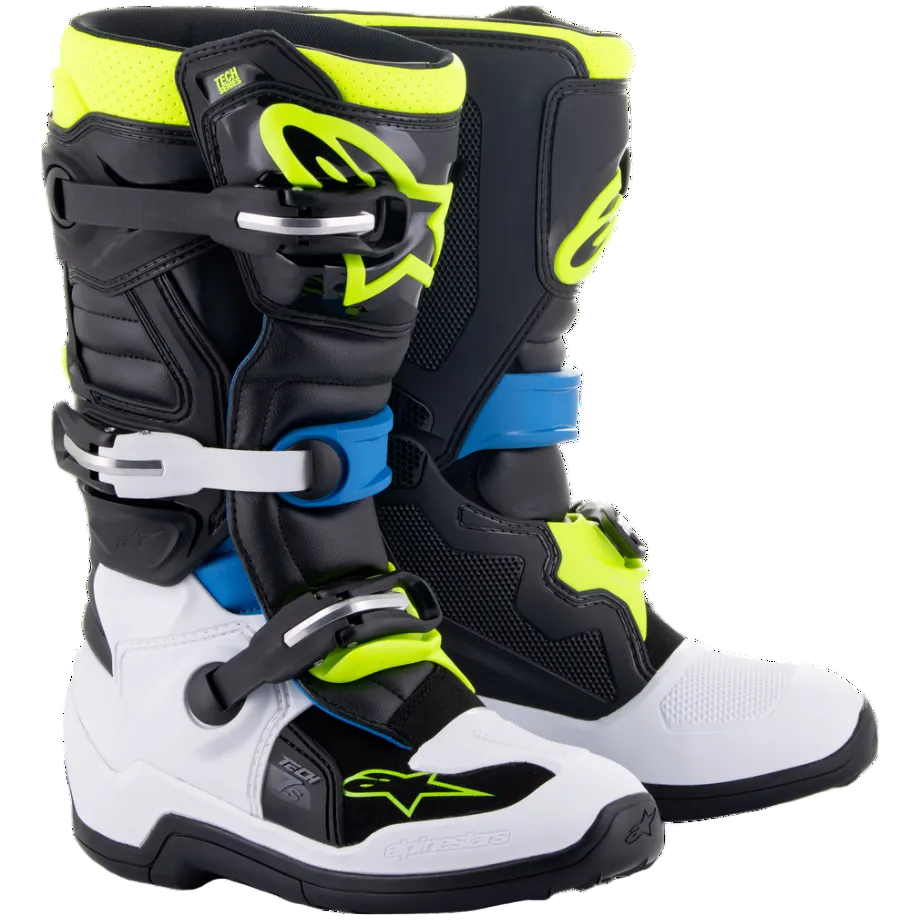TECH 7S BOOTS BLK/ENAMEL BLU/FLUO